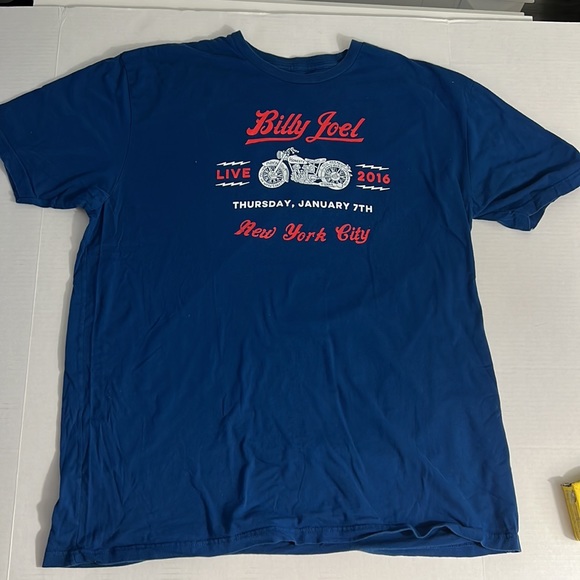 Billy Joel 2016 Concert Tee Shirt Official Merchandise - Picture 2 of 7